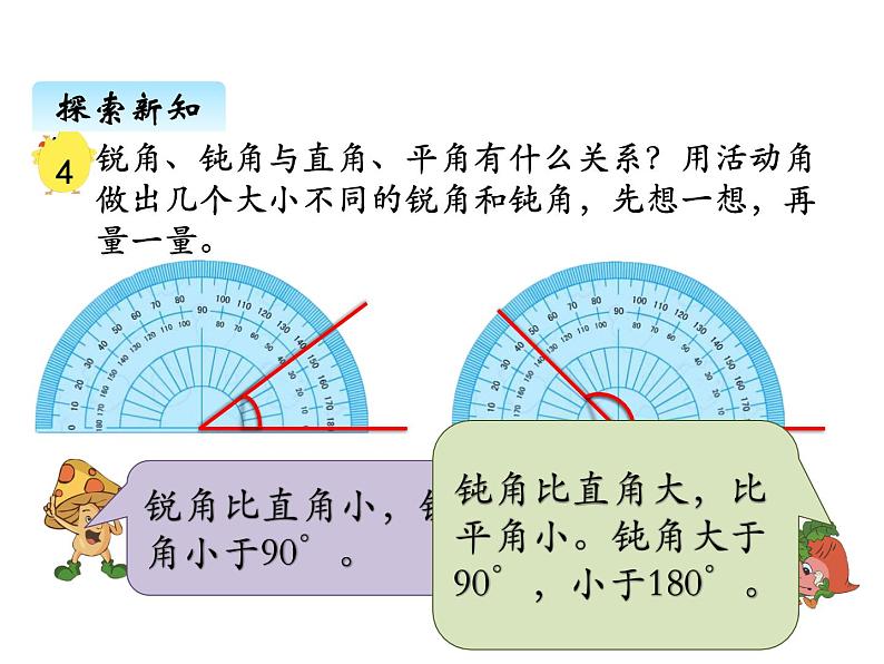 苏教版数学四年级上册 八、2角的分类和画法1 课件第5页