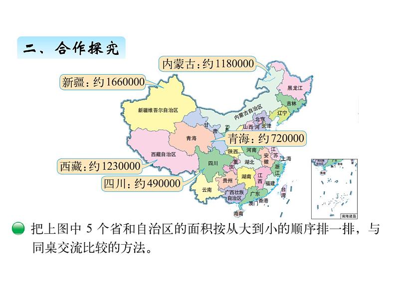 北师大版四年级数学上册一、4国土面积（课件）04