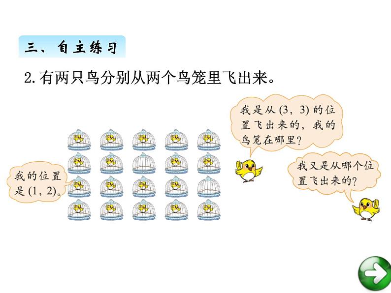 北师大版四年级数学上册五、2确定位置（课件）第6页