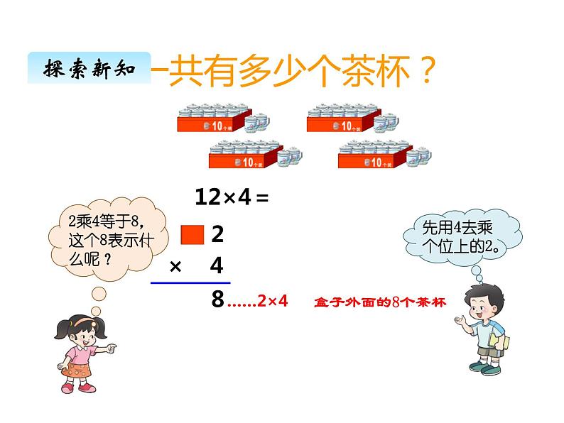 西师大版三年级数学上册 二、2一位数乘二位数的笔算1（课件）05