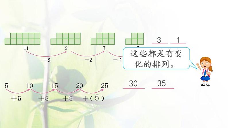 新人教版一年级数学下册7找规律7.5练习二十PPT课件03