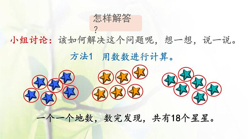 新人教版一年级数学下册6100以内的加法和减法一6.11用连加解决问题PPT课件05