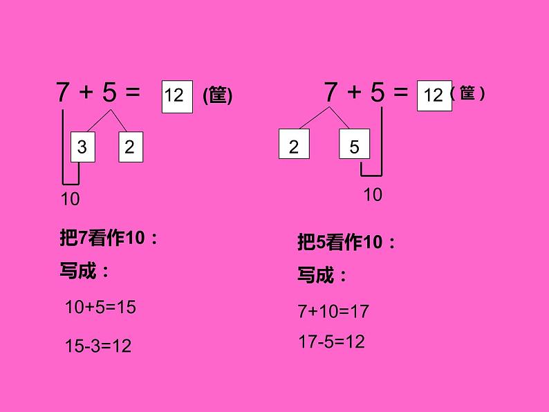 2.2 6，7的加减法（4）（课件）-2021-2022学年数学一年级上册-西师大版第5页