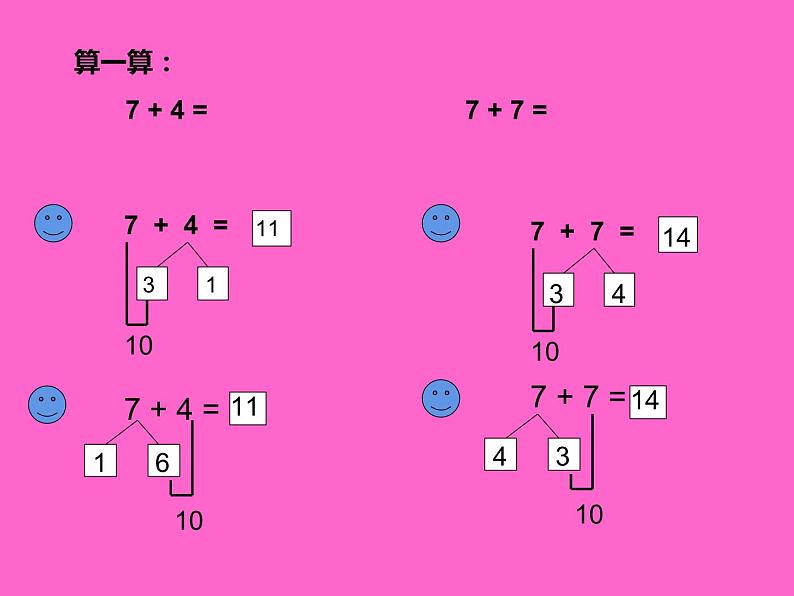 2.2 6，7的加减法（4）（课件）-2021-2022学年数学一年级上册-西师大版第6页