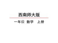 小学数学西师大版一年级上册一 10以内数的认识和加减法（一）1～5的认识说课课件ppt