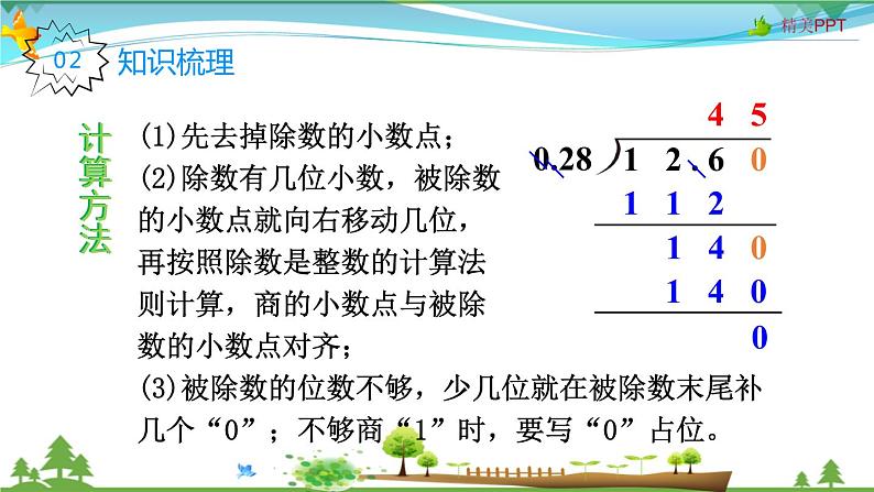 人教版 五年级上册 数学 3.9 整理和复习 教学课件（优质）03