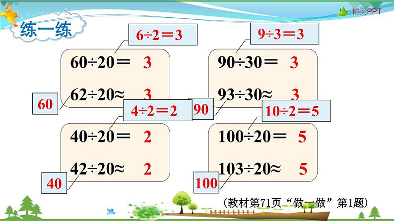 人教版 四年级上册 数学 6.1.口算除法  教学课件（优质）06