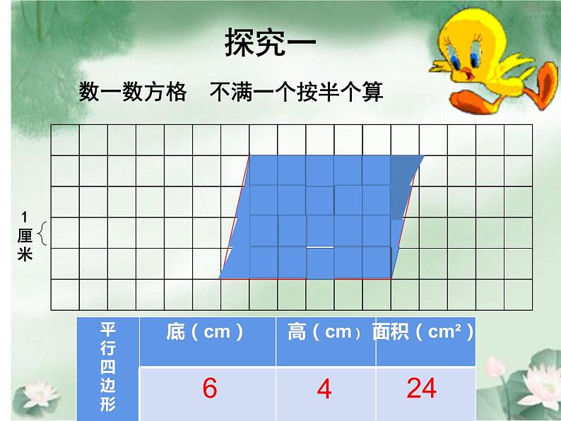 西师大版五年级数学上册 5.1 平行四边形的面积课件PPT06