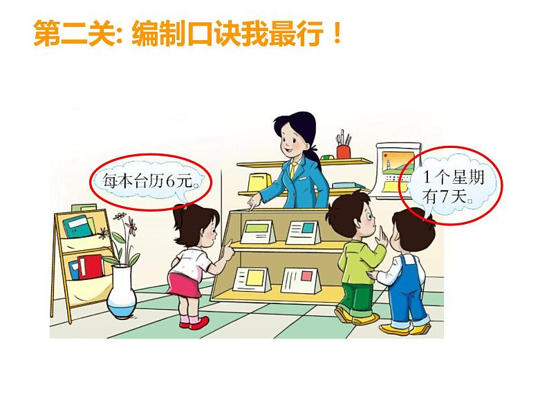 3.1 6，7的乘法口诀（3）（课件）-2021-2022学年数学二年级上册-西师大版第7页