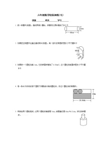 2021年小升初数学培优训练7(全国通用版)无答案