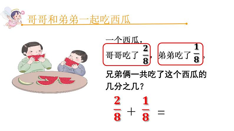 三年级数学上册课件-8.2  分数的简单计算（3）-人教版第3页