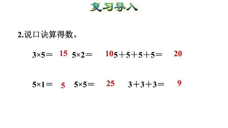 1.4 4的乘法口诀（4）（课件）-2021-2022学年数学二年级上册-西师大版第4页