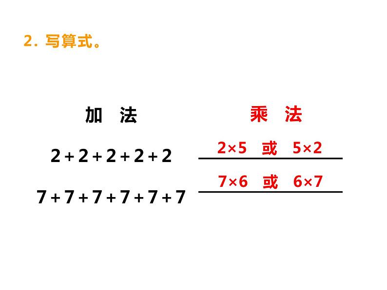 西师大版二年级数学上册 1.2 1，2的乘法口诀课件PPT03