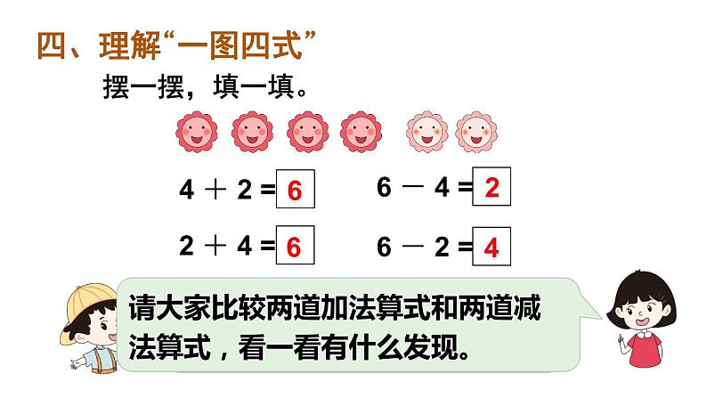 人教版一年级上册第五单元——第3课时 6和7的加减法（教案+课件）05