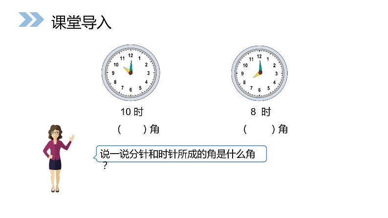 人教版数学二年级上册同步ppt课件3.3用一副三角尺拼出钝角第2页