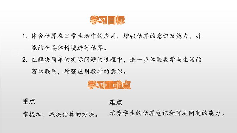 人教版数学三年级上册ppt课件2.4万以内加法和减法估算02