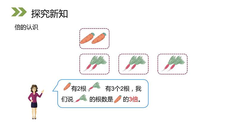 人教版数学三年级上册ppt课件5.1倍的认识第3页