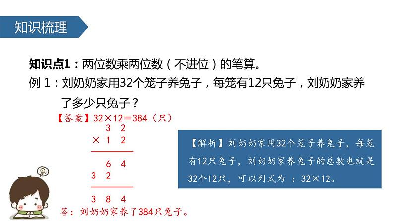 人教版数学四年级上册ppt课件6.2笔算乘法不进位第8页