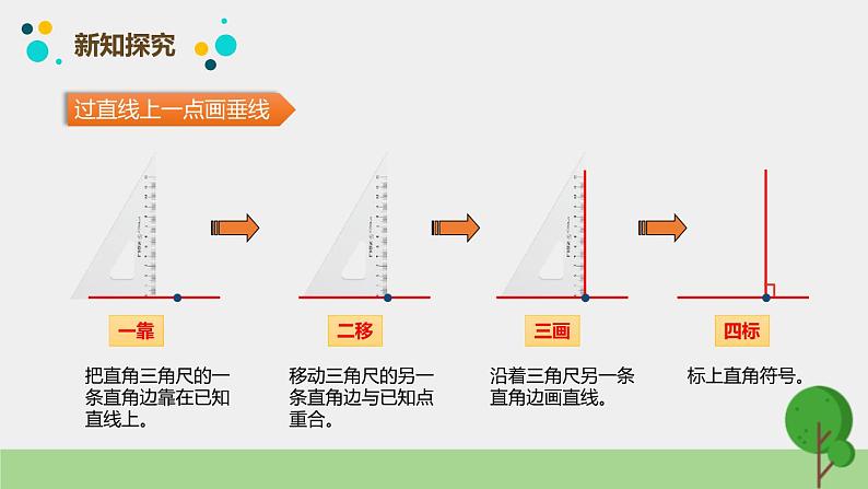 人教版数学四年级上册ppt课件5.2画垂线07