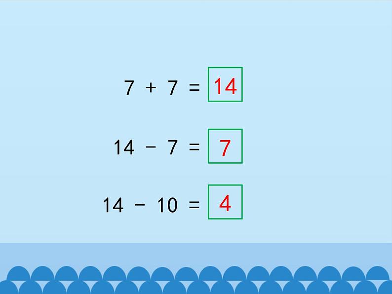 一年级上册数学课件-9 20以内的减法-退位减法1-冀教版第8页