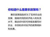 西师大版五年级数学上册 综合与实践：关注惠农政策课件PPT