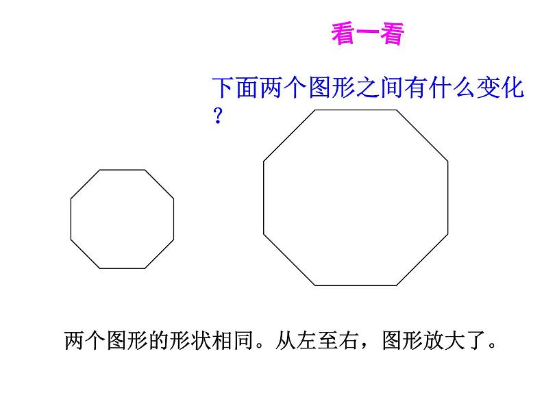 5.1 图形的放大或缩小（3）（课件）-2021-2022学年数学六年级上册-西师大版07