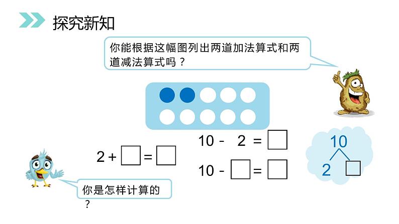 人教版数学一年级上册5.3 10的加减法课件PPT04