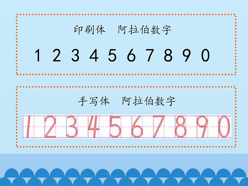 一年级上册数学课件-5 有趣的数字-冀教版05