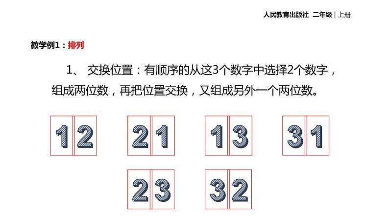 人教版数学二年级上册电子版课件8.1数学广角组合第6页