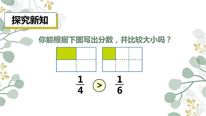 人教版三年级上册第8单元.分数的初步认识——比较几分之几的大小——（课件+教案）04