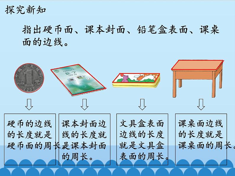 三年级上册数学课件-6 长方形和正方形的周长-认识周长-冀教版第5页