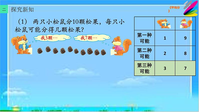 二年级上册数学课件-5 平均分-冀教版07