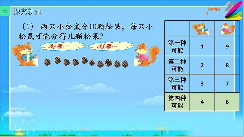 二年级上册数学课件-5 平均分-冀教版08