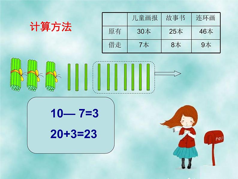 北师大标准版一年级数学下册 阅览室 课件之一04