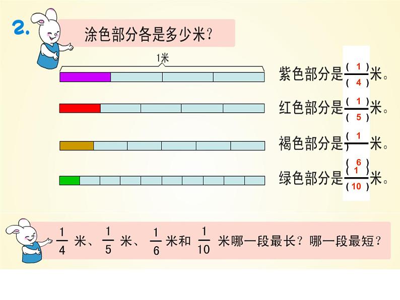 沪教版三年级数学下册 几分之一 第二课时 课件第6页