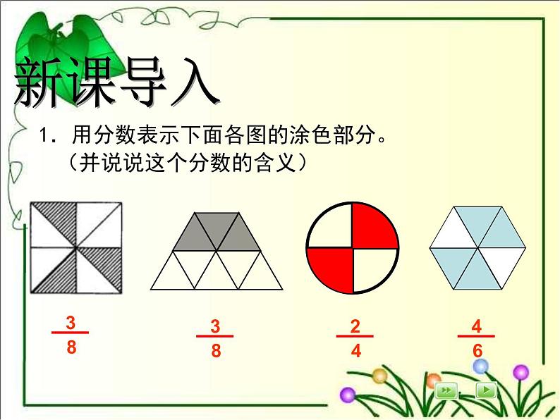 沪教版三年级数学下册 几分之几 课件之一第5页