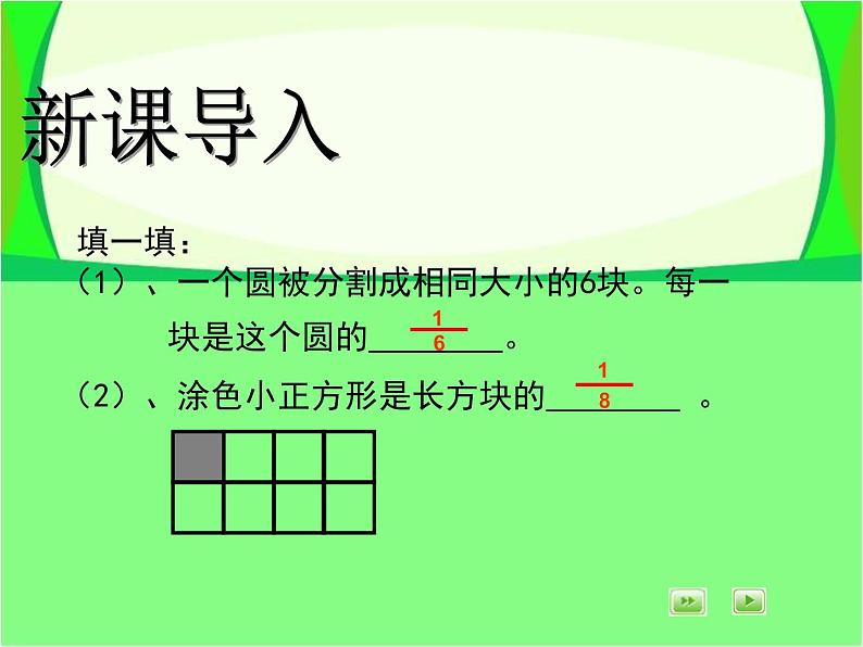 沪教版三年级数学下册 几分之几 PPT课件05