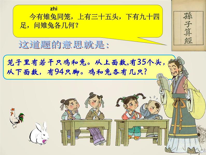 9 鸡兔同笼1（课件）数学五年级上册-冀教版04