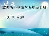 8 認(rèn)識(shí)等式和方程（課件）數(shù)學(xué)五年級(jí)上冊(cè)-冀教版