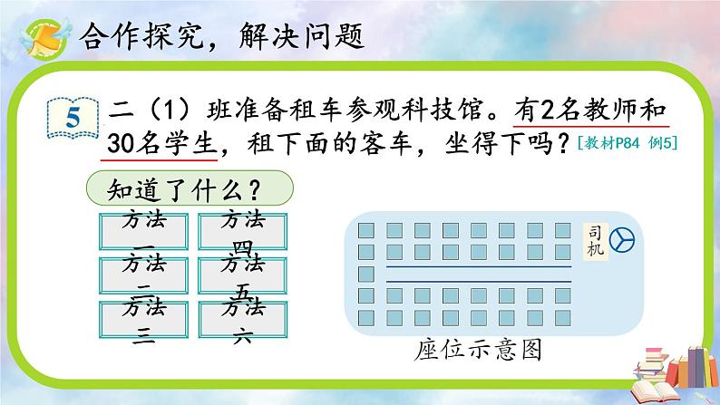 人教版二年级上册——第六单元—— 第5课时 解决问题+练习课——（教案+课件）05