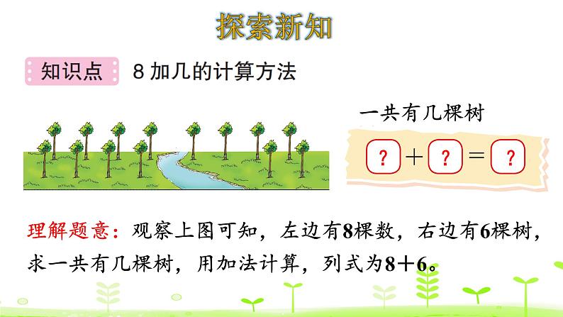 一年级上册数学课件-7.5 有几棵树 (共19张PPT)北师大版第4页