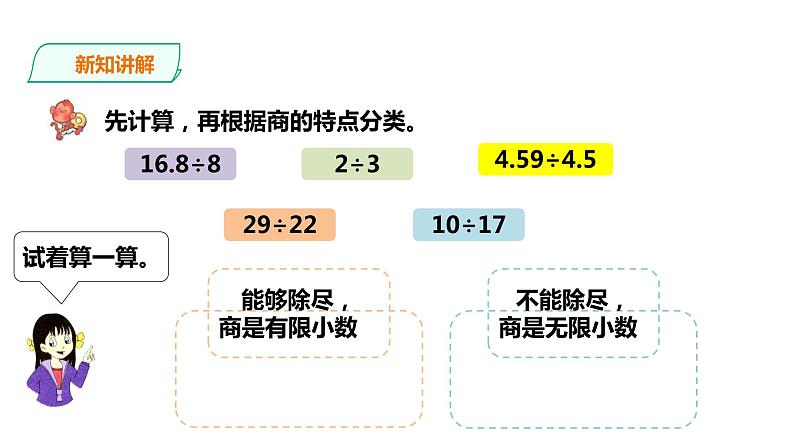 五年级上册数学课件-5.21循环小数- 浙教版(共21张PPT)第5页