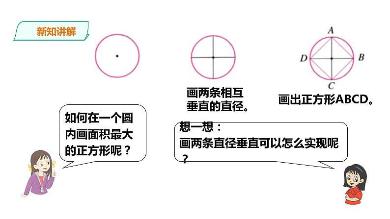 六年级上册数学课件-17圆与正方形 浙教版(共23张PPT)08