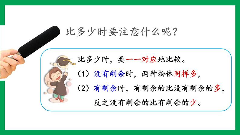 2021-2022学年小学数学人教版一年级上册 1 准备课 1.3 练习一 课件第7页