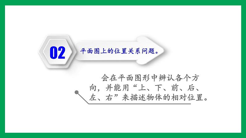 2021-2022学年小学数学人教版一年级上册 2 位置 2.3 练习二 课件第4页