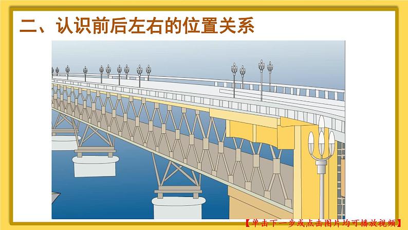 人教版数学一年级上册第二单元《第1课时 上、下、前、后》课件第3页