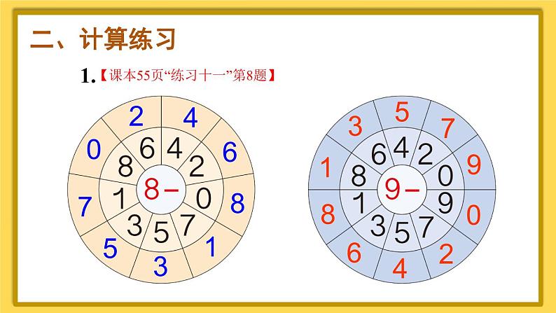 人教版数学一年级上册第五单元《练习课（第6~8课时）》课件第6页