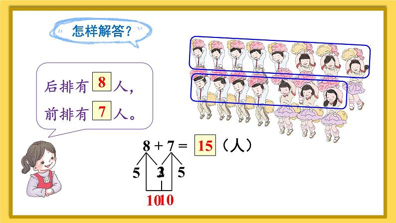 人教版数学一年级上册第八单元《第5课时 解决问题（1）》课件第6页