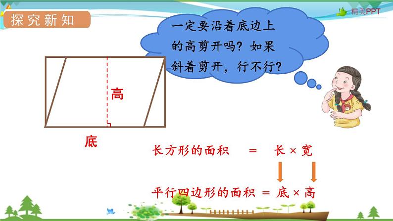 人教版 五年级上册 数学 6.1 平行四边形的面积（优质）课件PPT08