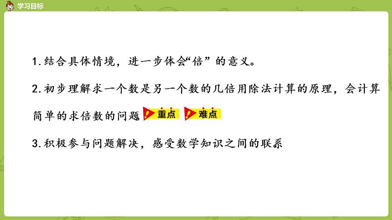 数学冀教二（上）第7单元：表内乘法和除法(二) 课时13课件PPT第2页